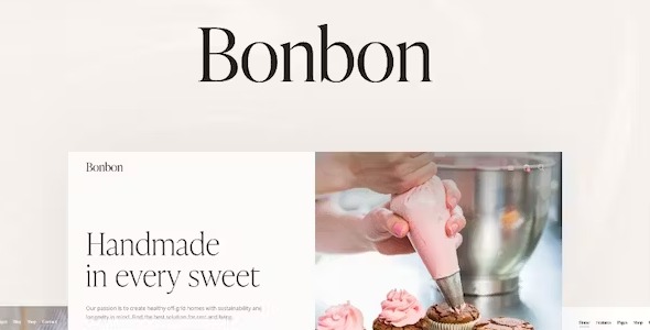 Bonbon 1.6.0 – Chocolate Sweets & Pastry Theme