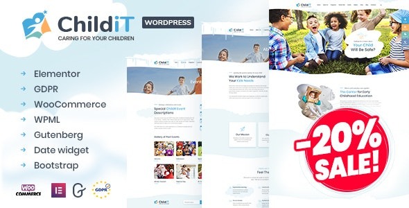 Childit 2.7 – Kindergarten Elementor WordPress Theme