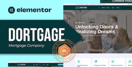Dortgage - Mortgage Company Elementor Template Kit