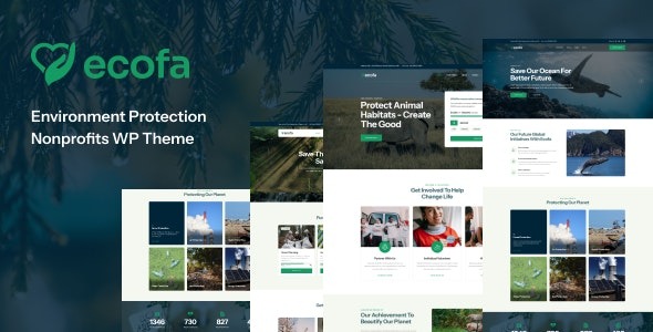 Ecofa 2.0.0 – Environment Protection Nonprofits WordPress Theme