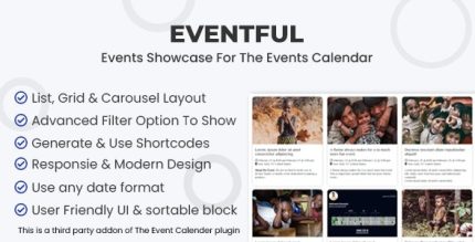 EvenEventful Pro - Events Showcase For The Events Calendar