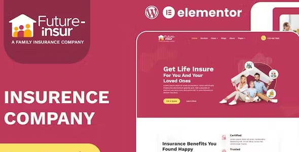 Future Insur 1.0 – Insurance Company Elementor Template Kit