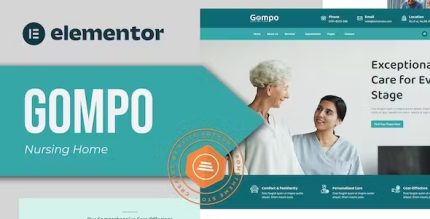 Gompo - Nursing Home Elementor Template Kit