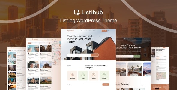 Listihub 1.0.6 – Listing WordPress Theme