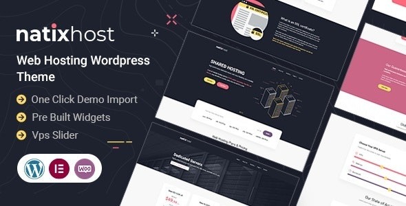 Natix 1.7 – Web Hosting WordPress Theme