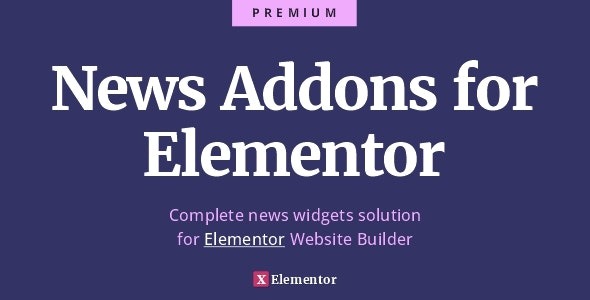 News Addons for Elementor 1.0.0 – Ultimate News, Blog and Magazine Widgets