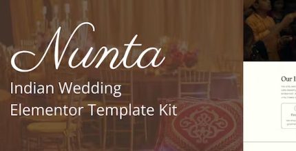 Nunta - Cultural Wedding Elementor Template Kit