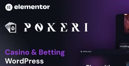 Pokeri - Casino & Betting Elementor Pro Template Kit