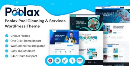Poolax - Pool Cleaning & Services WordPress Theme