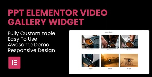 PPT Video Gallery Elementor Widget 1.0