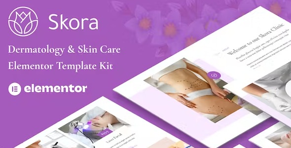 Skora 1.0 – Dermatology & Skin Care Elementor Template Kit