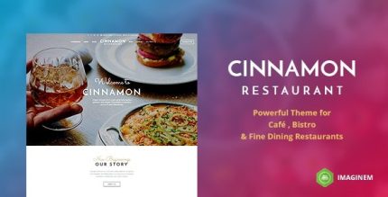 Cinnamon - Restaurant Theme for WordPress
