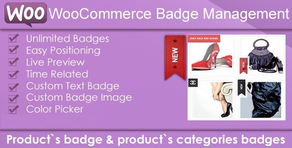 WooCommerce Products Badge Management 6.0