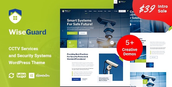 WiseGuard 1.1.7 – CCTV and Security Systems WordPress Theme