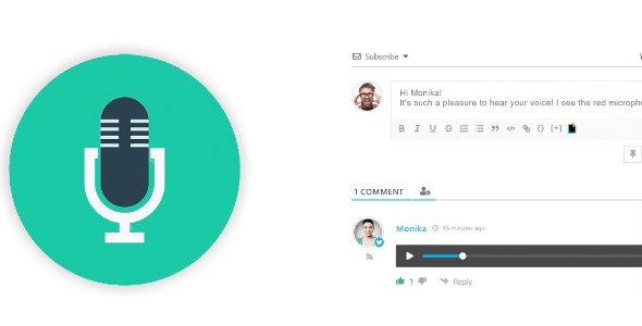 wpDiscuz Voice Commenting 1.0.3