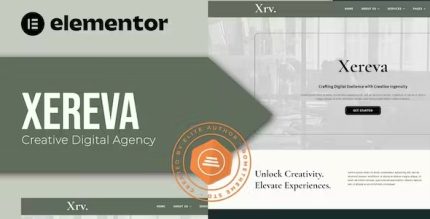 Xereva - Creative Digital Agency Elementor Template Kit