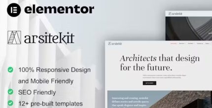 ArsiteKit - Architecture & Construction Elementor Pro Template Kit