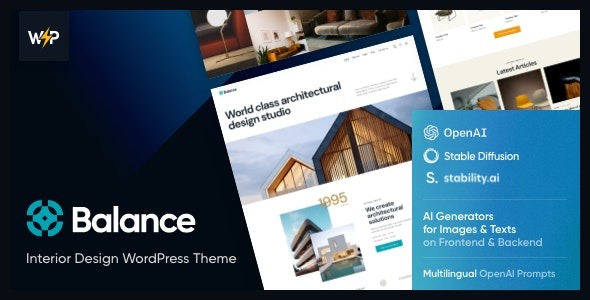 Balance 1.6.0 – Interior Design WordPress Theme
