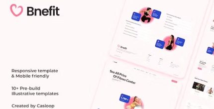 Bnefit - Gym & Fitness Center Elementor Template Kit