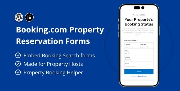 Booking.com Property Reservation Forms for Elementor 1.0