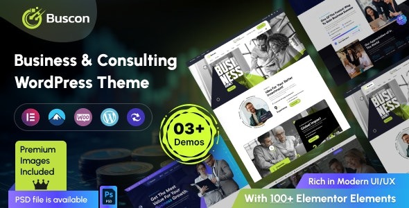 Buscon 1.0.3 – Consulting Business WordPress Theme