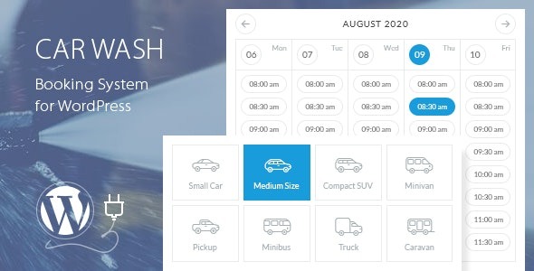 Car Wash Booking System for WordPress 2.6