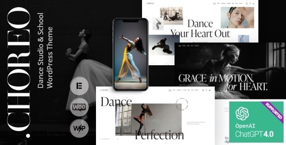 Choreo 1.6.0 – Dance Studio & School WordPress Theme