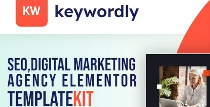 Keywordly - Digital Marketing Agency Elementor Template Kit