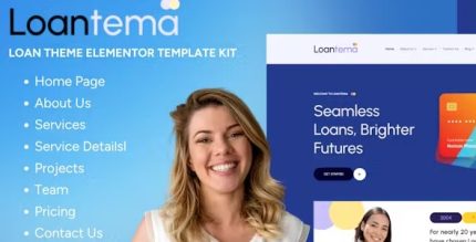 Loantema - Loan Service Elementor Template Kit
