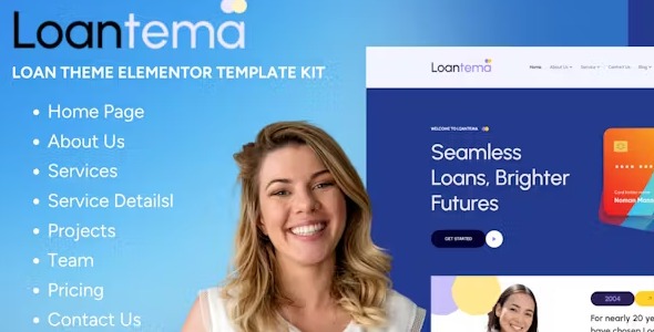 Loantema 1.0 – Loan Service Elementor Template Kit