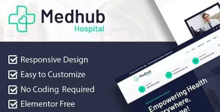 MedHub - Hospital & Medical Elementor Template Kit