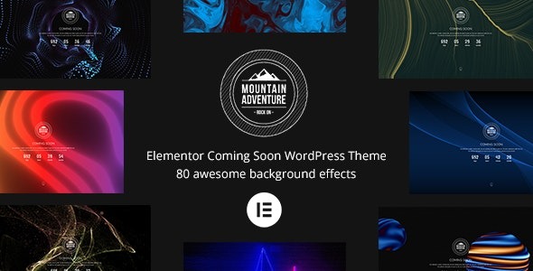 Mountain 5.0.1 – Elementor Coming Soon WordPress Theme
