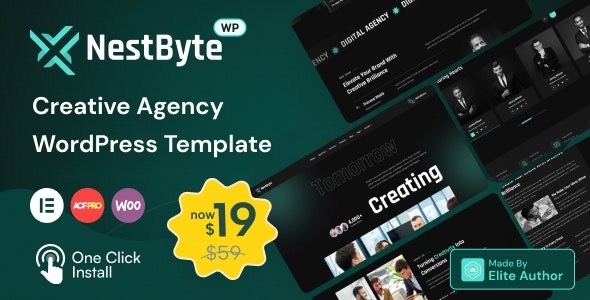 Nestbyte 1.2.2 – Creative Agency and Startup WordPress Theme