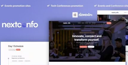 NextConfo - Events & Conference Elementor Pro Template Kit