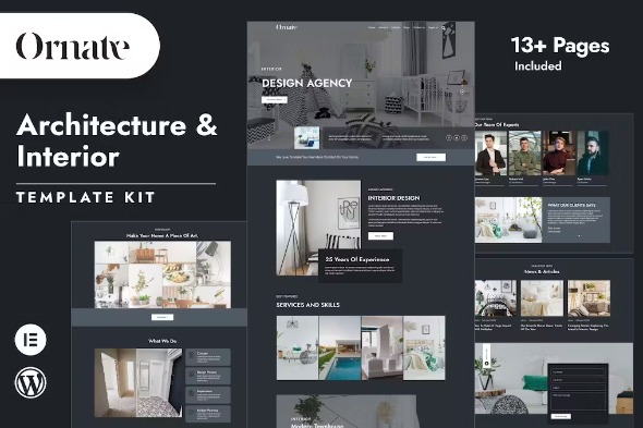 Ornate  – Architecture & Interior Design Elementor Template Kit