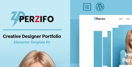 Perzifo - Creative Designer Portfolio Elementor Template Kit