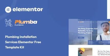 Plumba - Plumbing Installation Service Elementor Template Kit