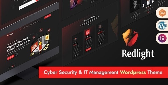 Redlight Cyber Security & IT Management WordPress Theme 1.1