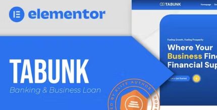 Tabunk - Banking & Business Loan Elementor Template Kit