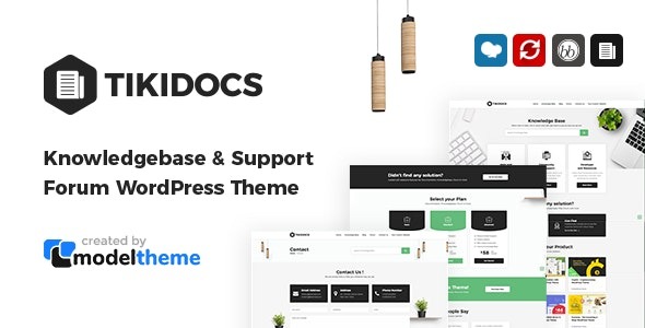 Tikidocs 2.2.3 – Knowledgebase & Support Forum WordPress Theme + RTL