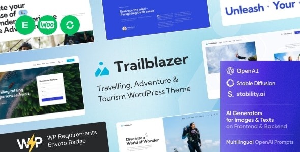 Trailblazer 1.6.0 – Travel Theme + AI