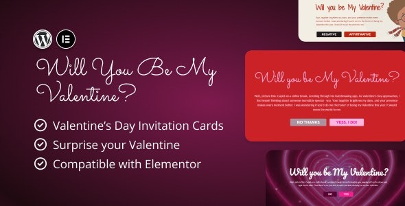 Valentine’s Day Invitations for Elementor 1.0.0