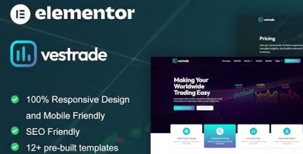 Vestrade - Trading & Investment Elementor Template Kit