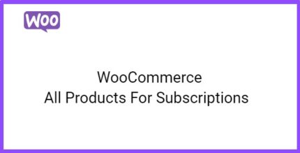 WooCommerce All Products For Subscriptions