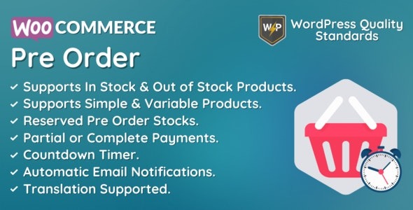 WooCommerce Pre Order 1.4.0 – Pre Booking Pre Release Purchase
