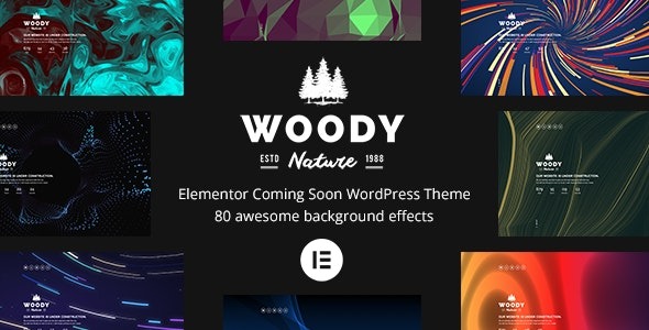 Woody 6.0.1 – Elementor Coming Soon WordPress Theme