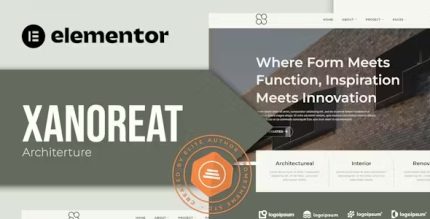 Xanoreat - Architecture Elementor Template Kit