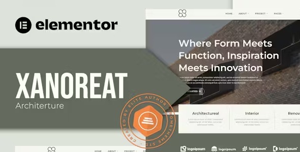 Xanoreat 1.0 – Architecture Elementor Template Kit