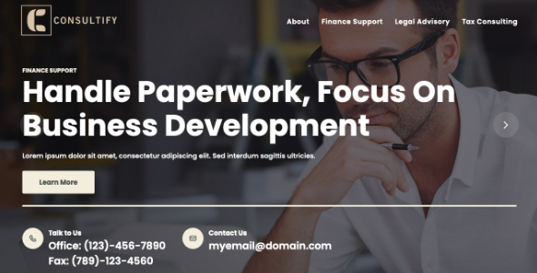 GretaThemes Consultify 1.0.0 – Business Theme for Consulting Companies
