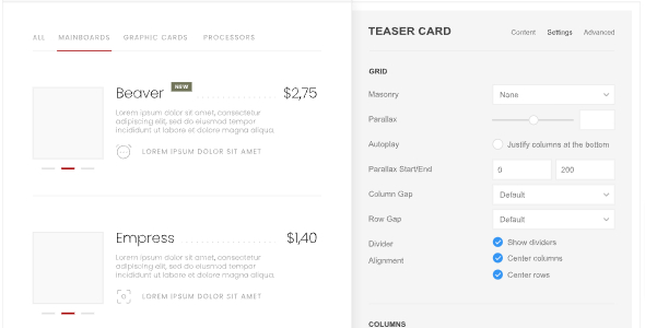 YooTheme Teaser Card 1.1.9.5